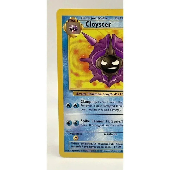 Cloyster 32/62 Fossil‎ Uncommon Non Holo Vintage 1999 Pokemon Card NM - Picture 2 of 6